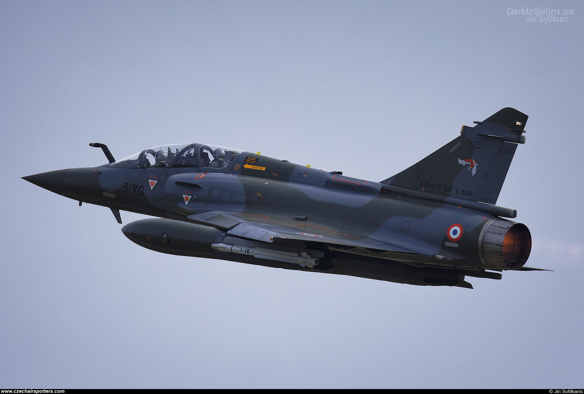 France - Air Force – Dassault Mirage 2000D 625 / 3-XG