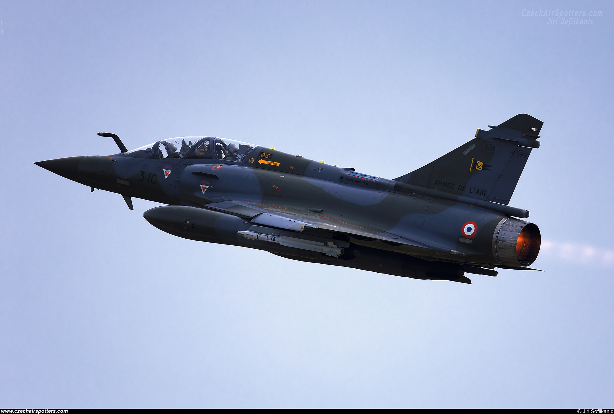France - Air Force – Dassault Mirage 2000D 626 / 3-IC