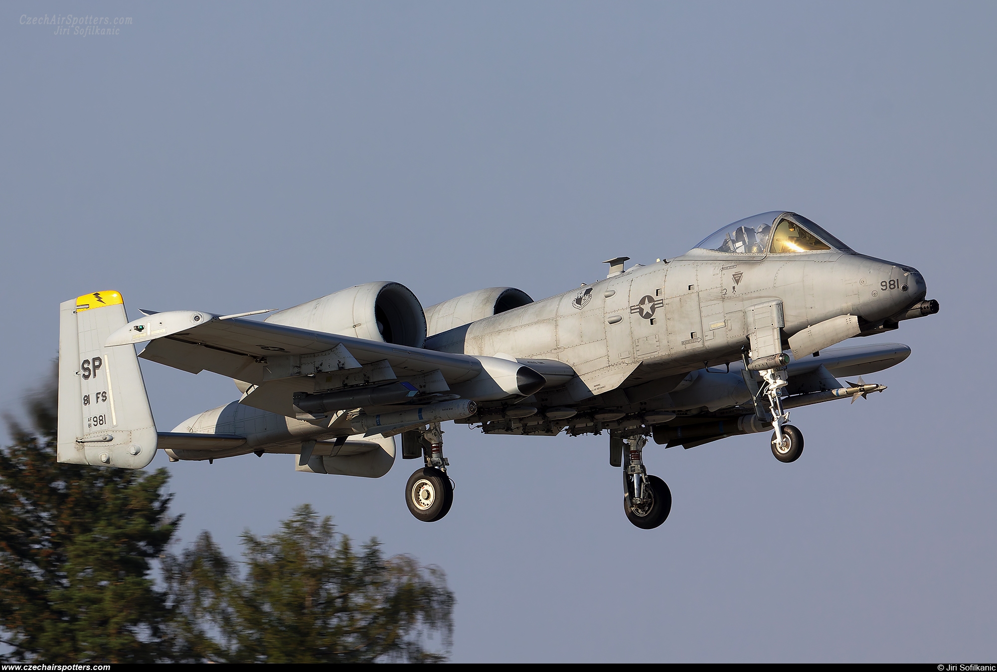USA - Air Force – Fairchild A-10C Thunderbolt II 81-0981 / SP