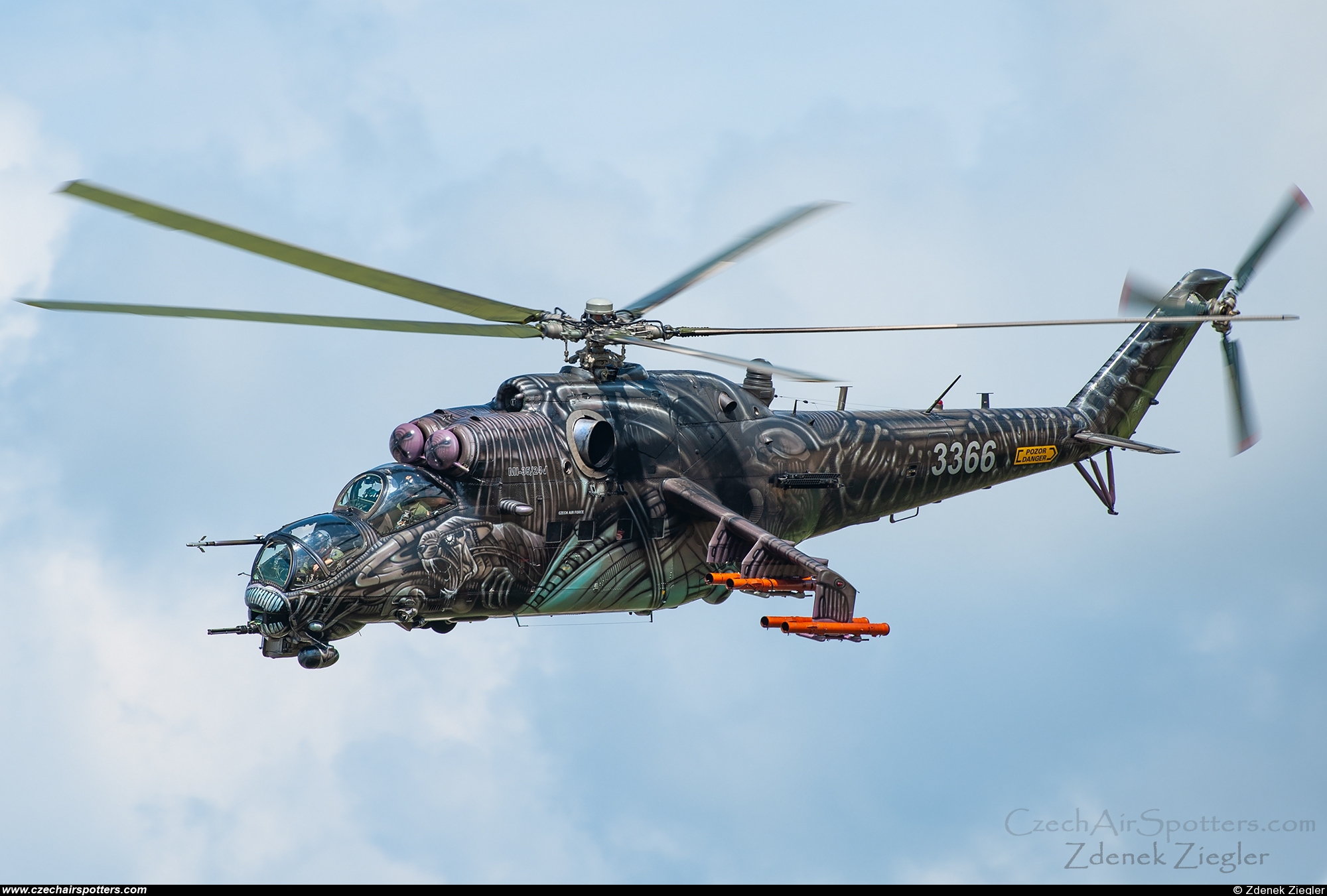 Czech - Air Force – Mil Mi-24V Hind 3366