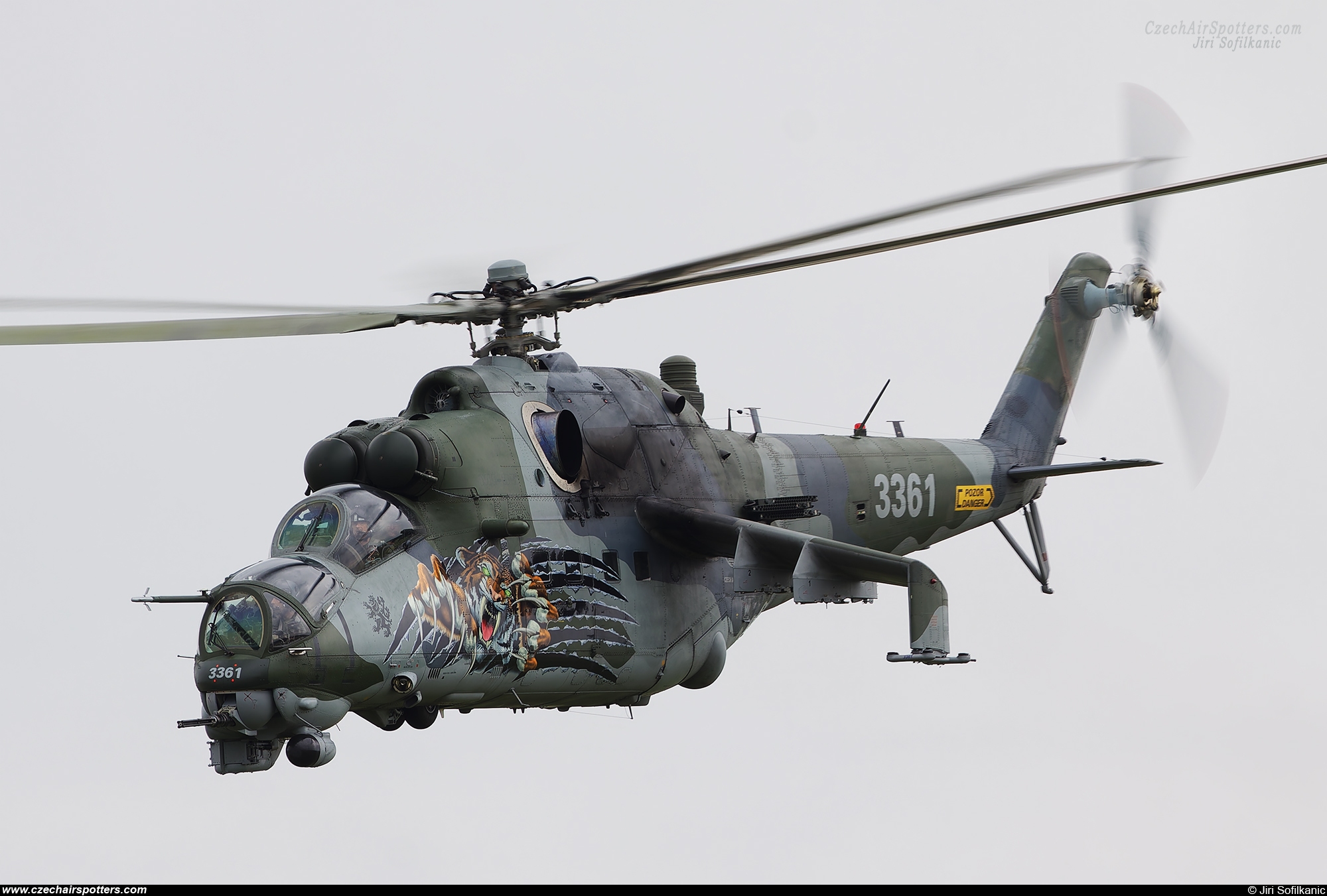 Czech - Air Force – Mil Mi-24V Hind 3361